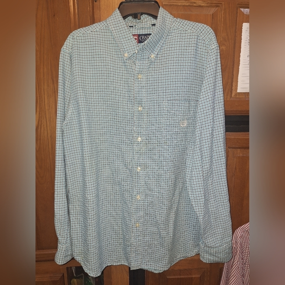 Chaps Easy Care Long Sleeve Button-Down Shirts (3… - image 8